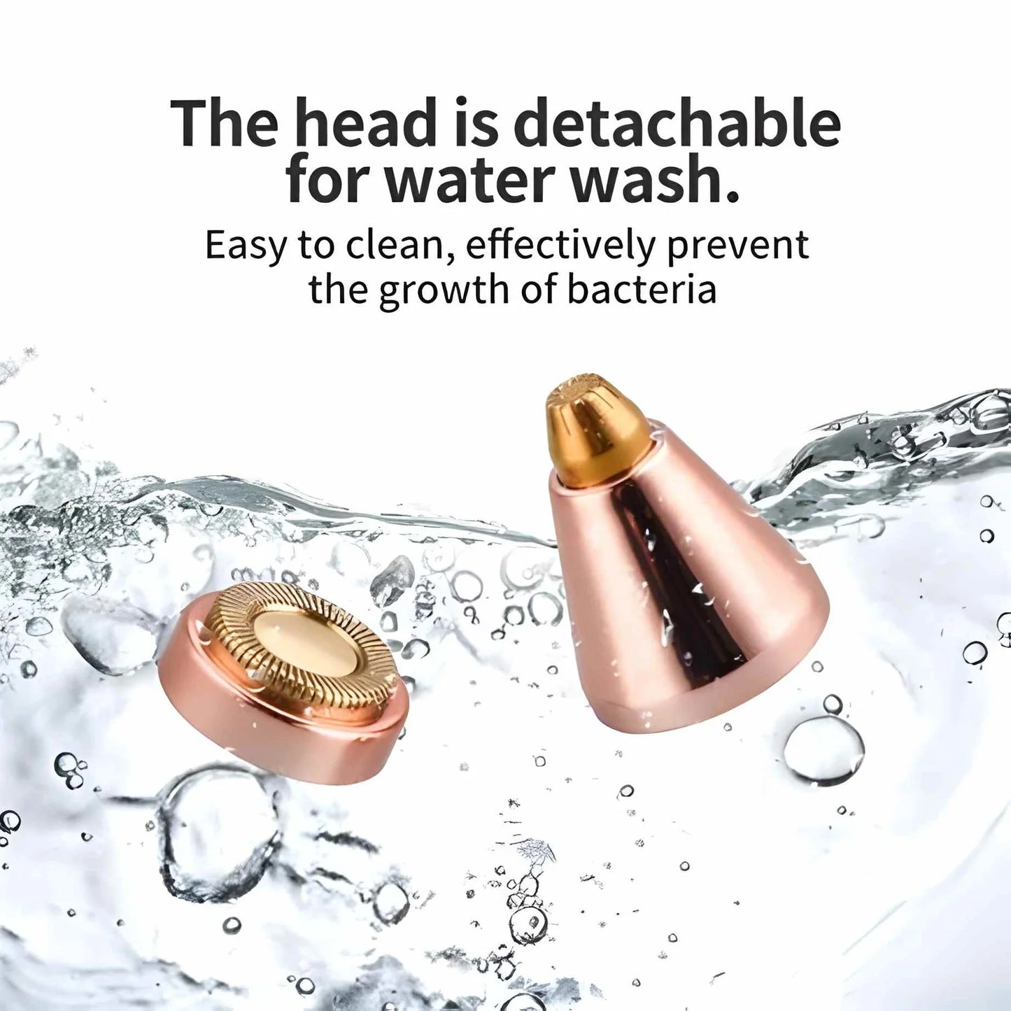 2 IN 1 Rechargeable Electric Eyebrow Trimmer & Shaver for Multiple Body Parts